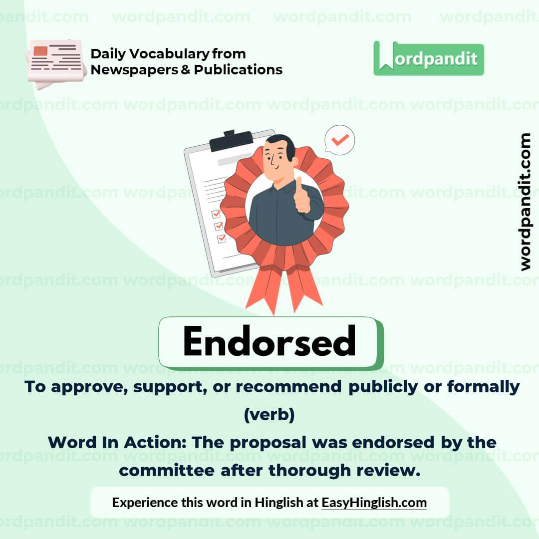 Endorsed Vocabulary Post