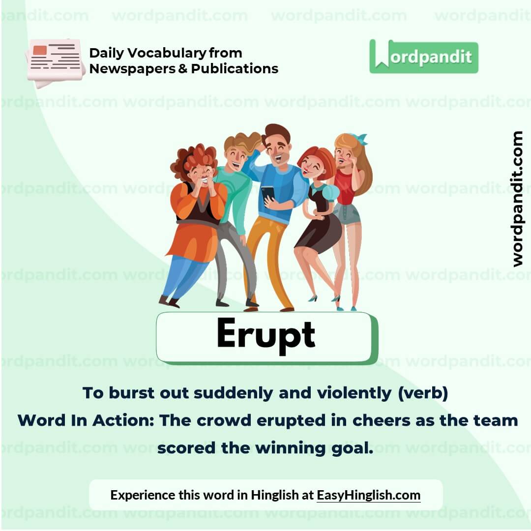 Erupt Vocabulary Picture