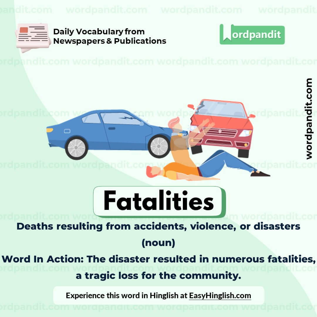 Fatalities Vocabulary Post