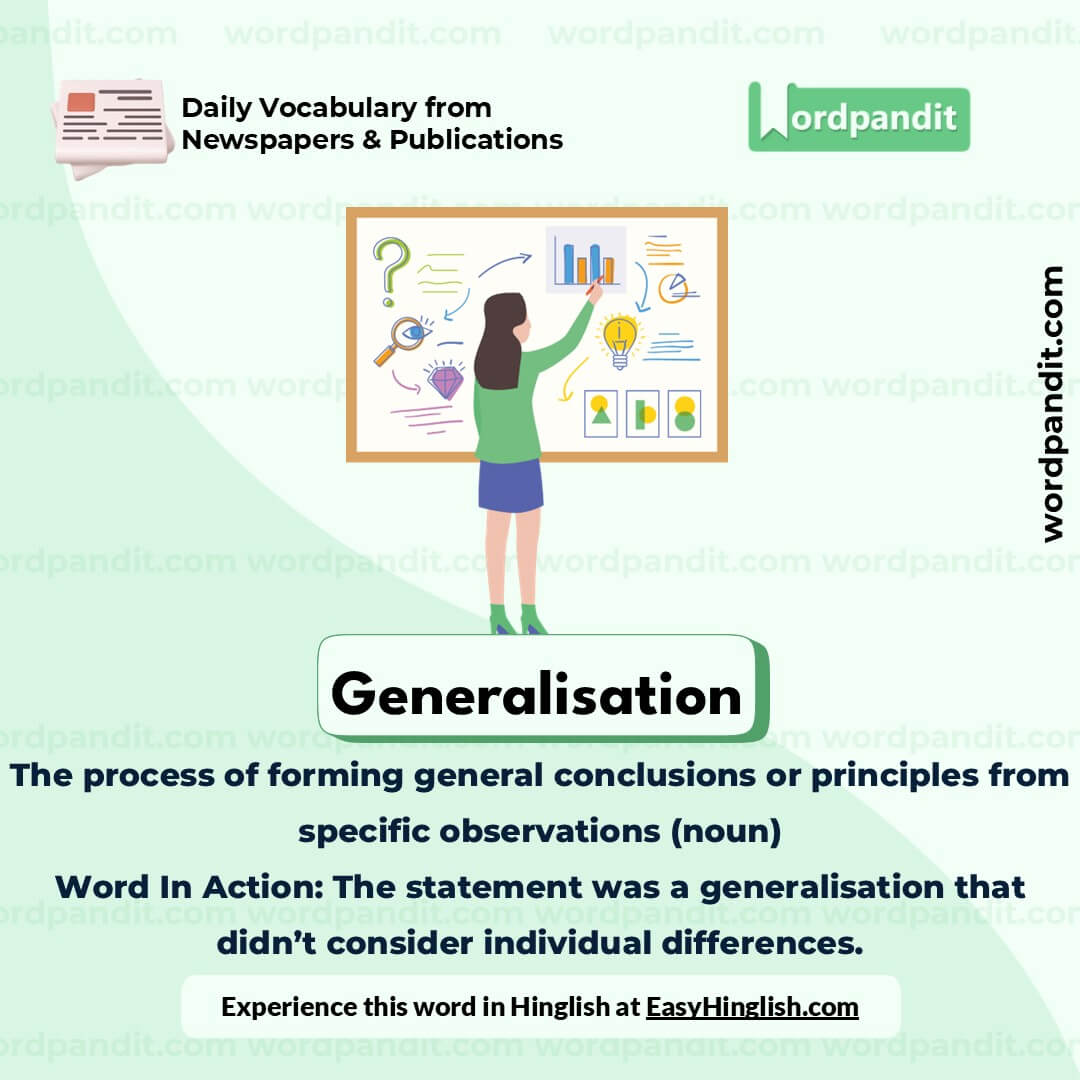 Generalisation Vocabulary Post