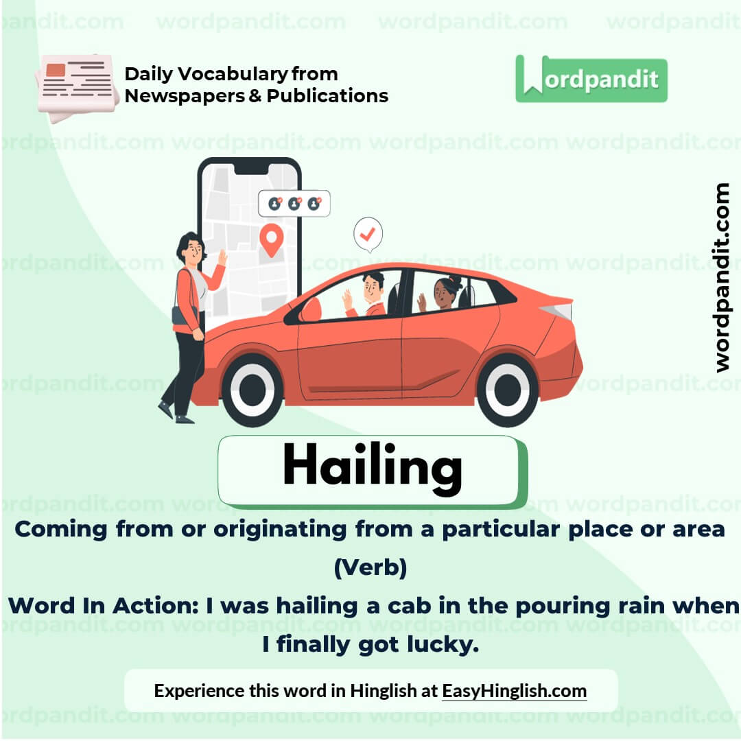 Hailing Vocabulary Picture