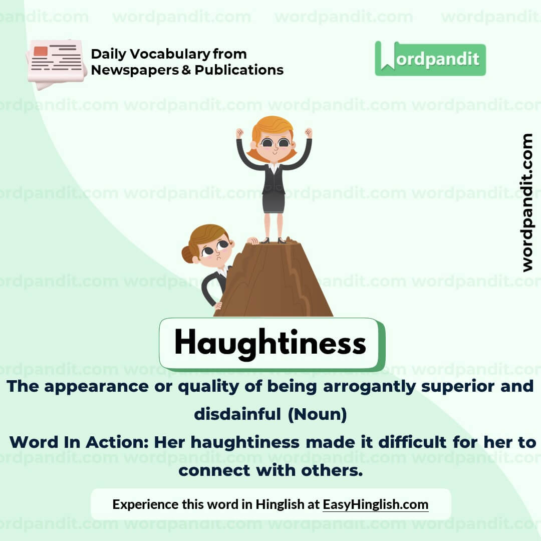 Haughtiness Vocabulary Post