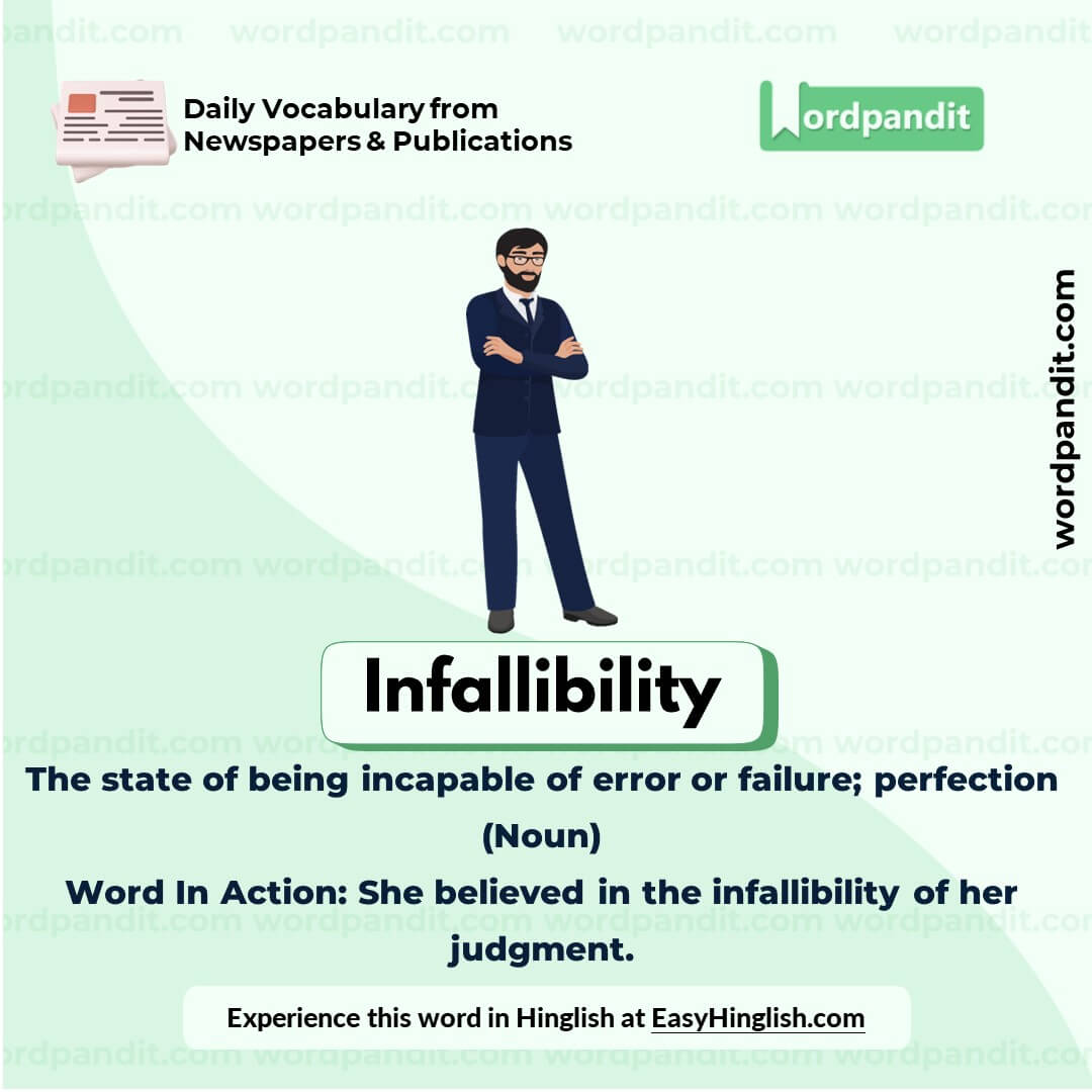 Infallibility Vocabulary Picture
