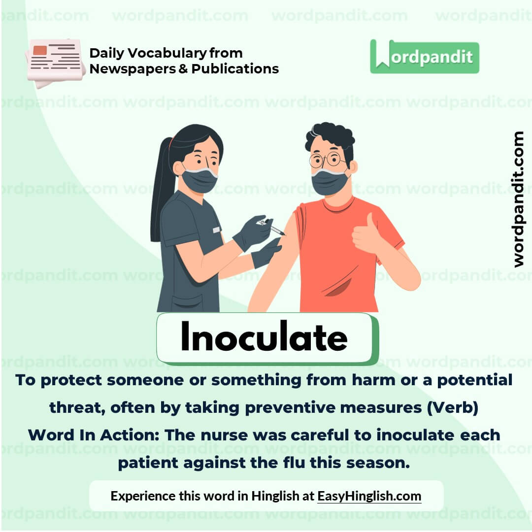 Inoculate Vocabulary Picture