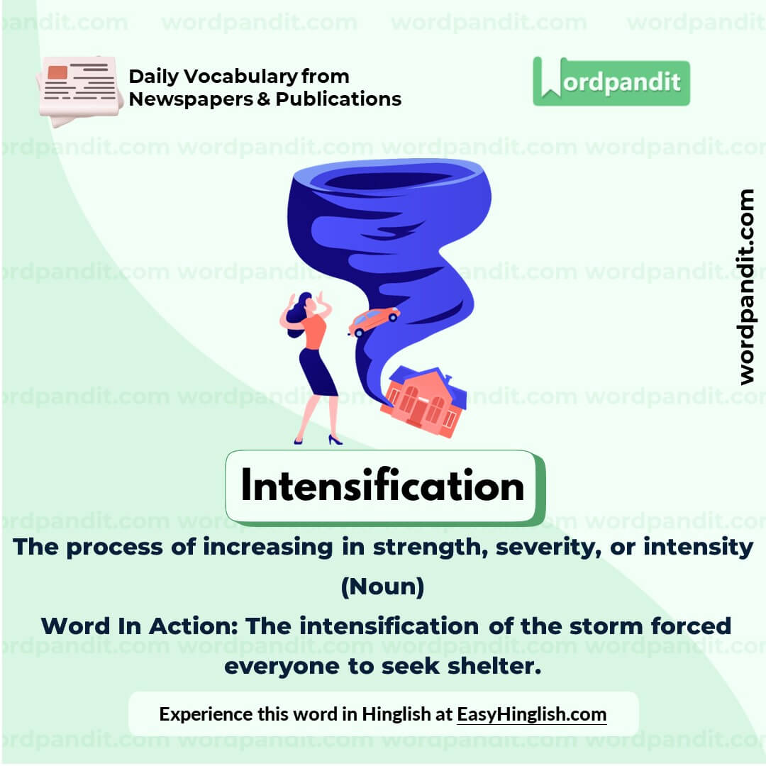 Intensification Vocabulary Picture