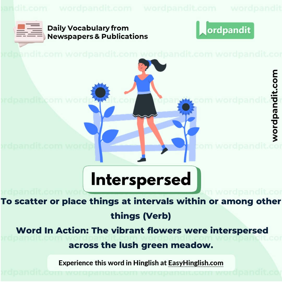 Interspersed Vocabulary Picture
