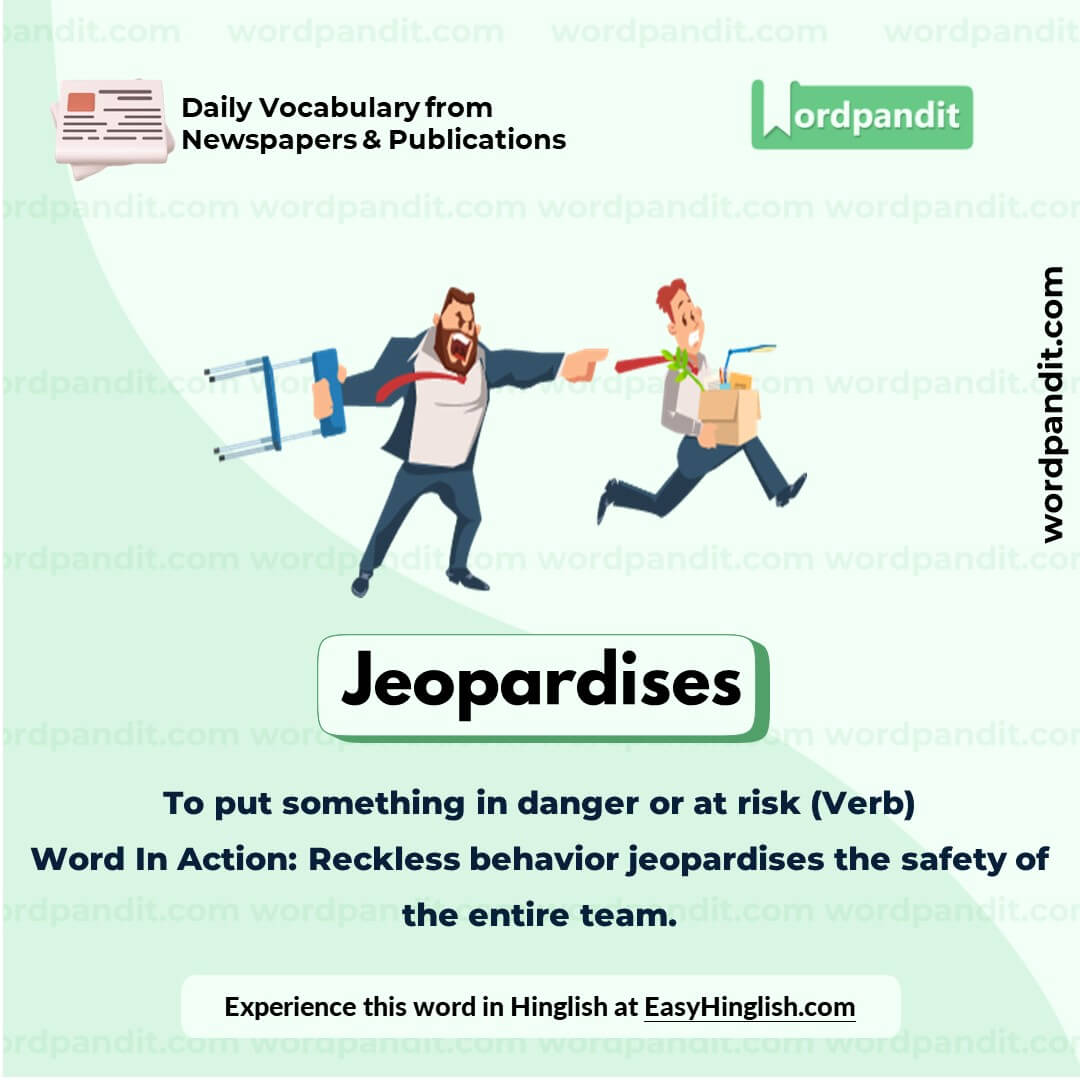 Jeopardises Vocabulary Picture