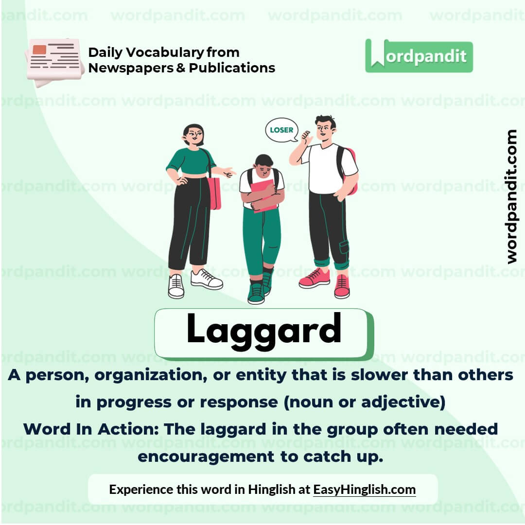 Laggard Vocabulary Picture