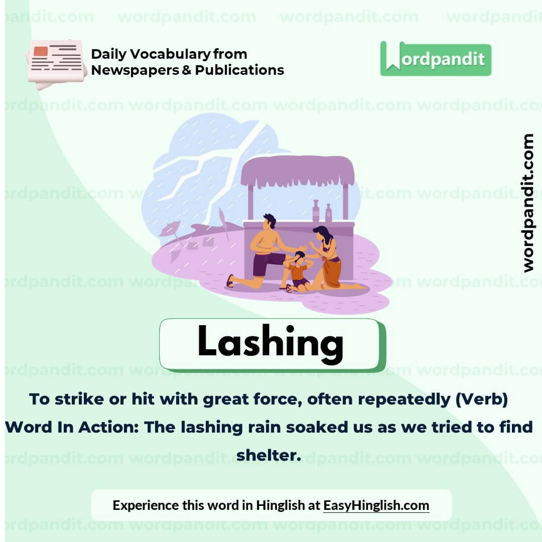 Lashing Vocabulary Picture