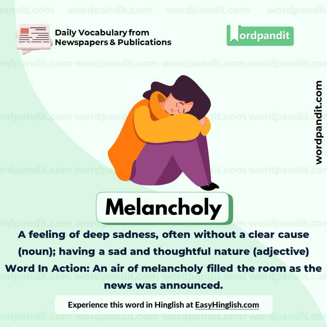 Melancholy Vocabulary Post
