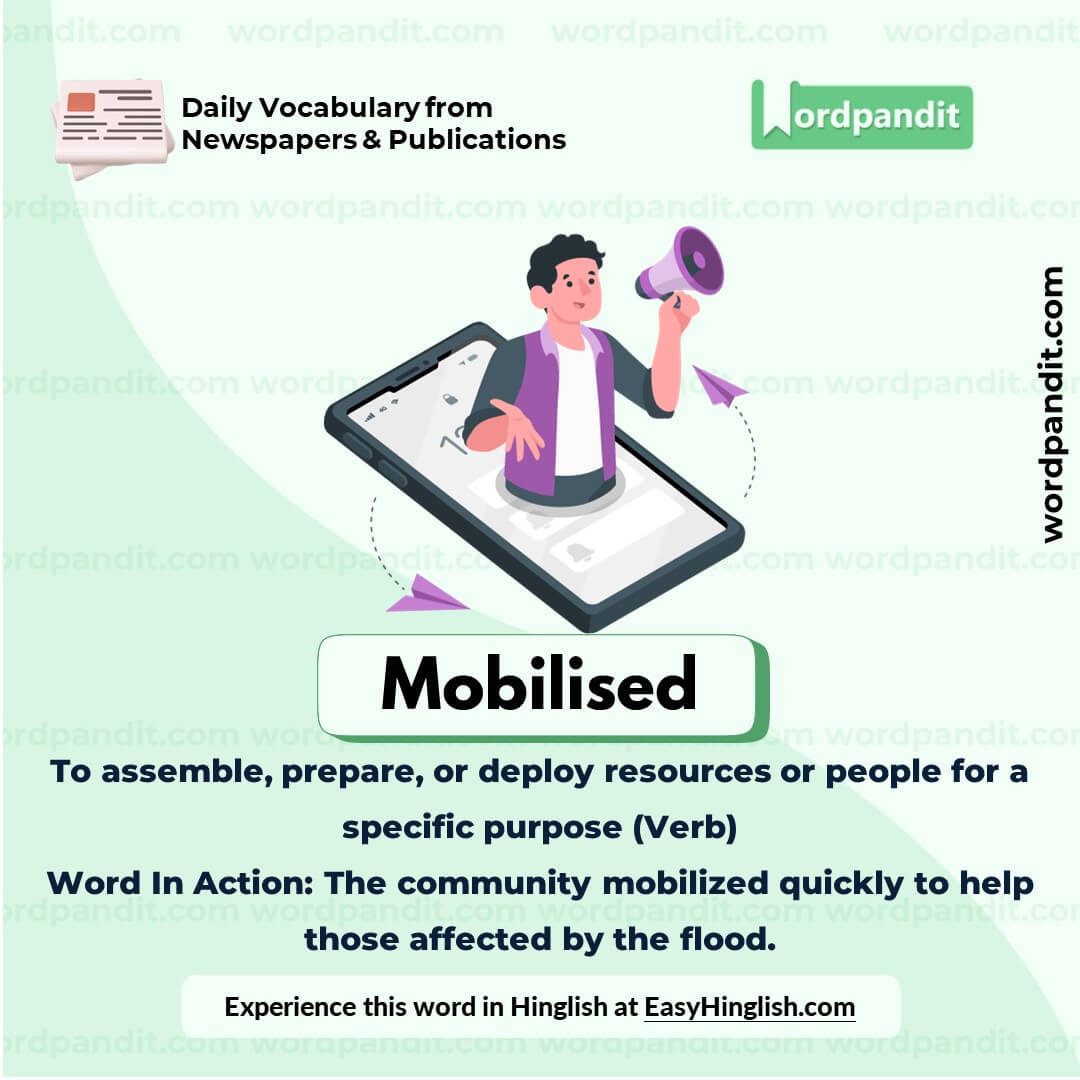 Mobilised Vocabulary Picture