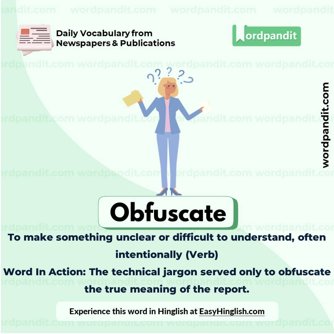 Obfuscate Vocabulary Picture
