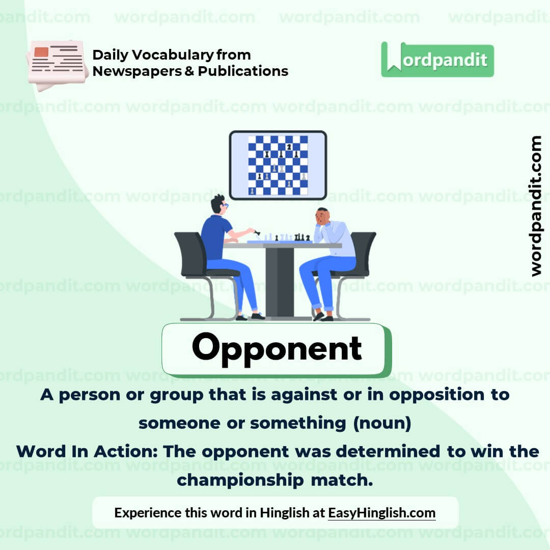 Opponent Vocabulary Post