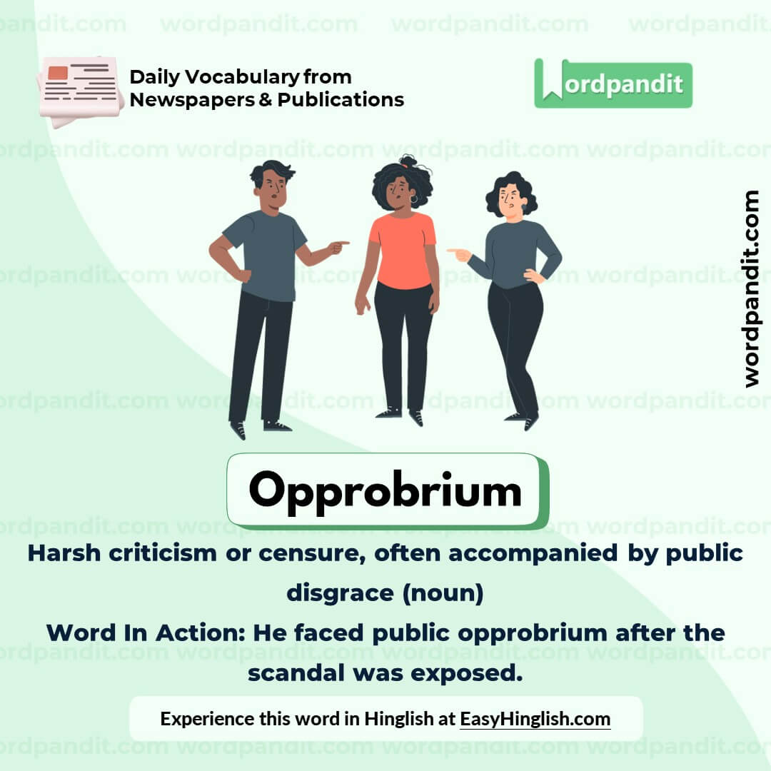 Opprobrium Vocabulary Post