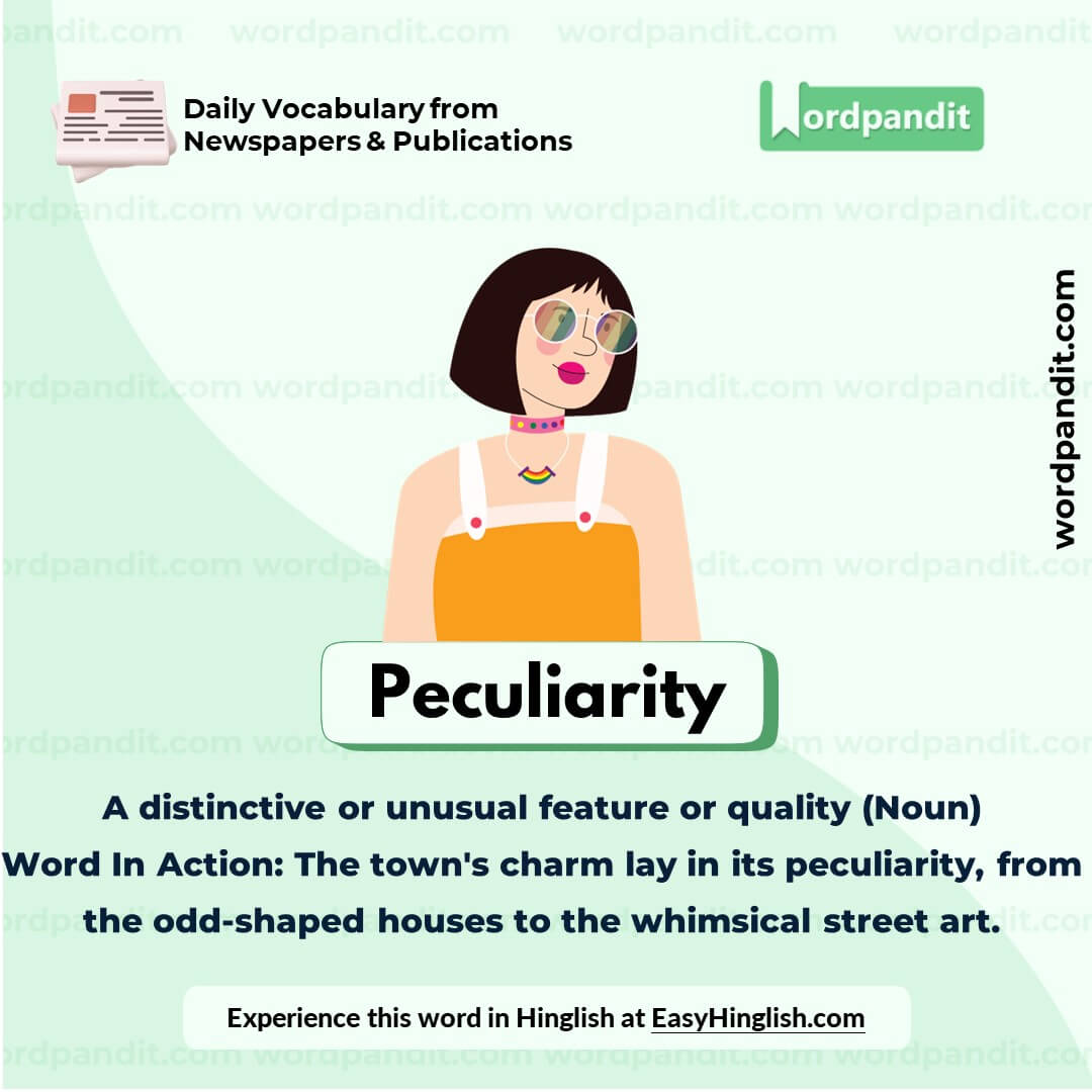 Peculiarity Vocabulary Picture Peculiarity Vocabulary Picture