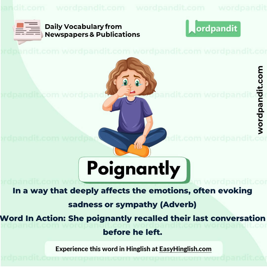 Poignantly Vocabulary Picture