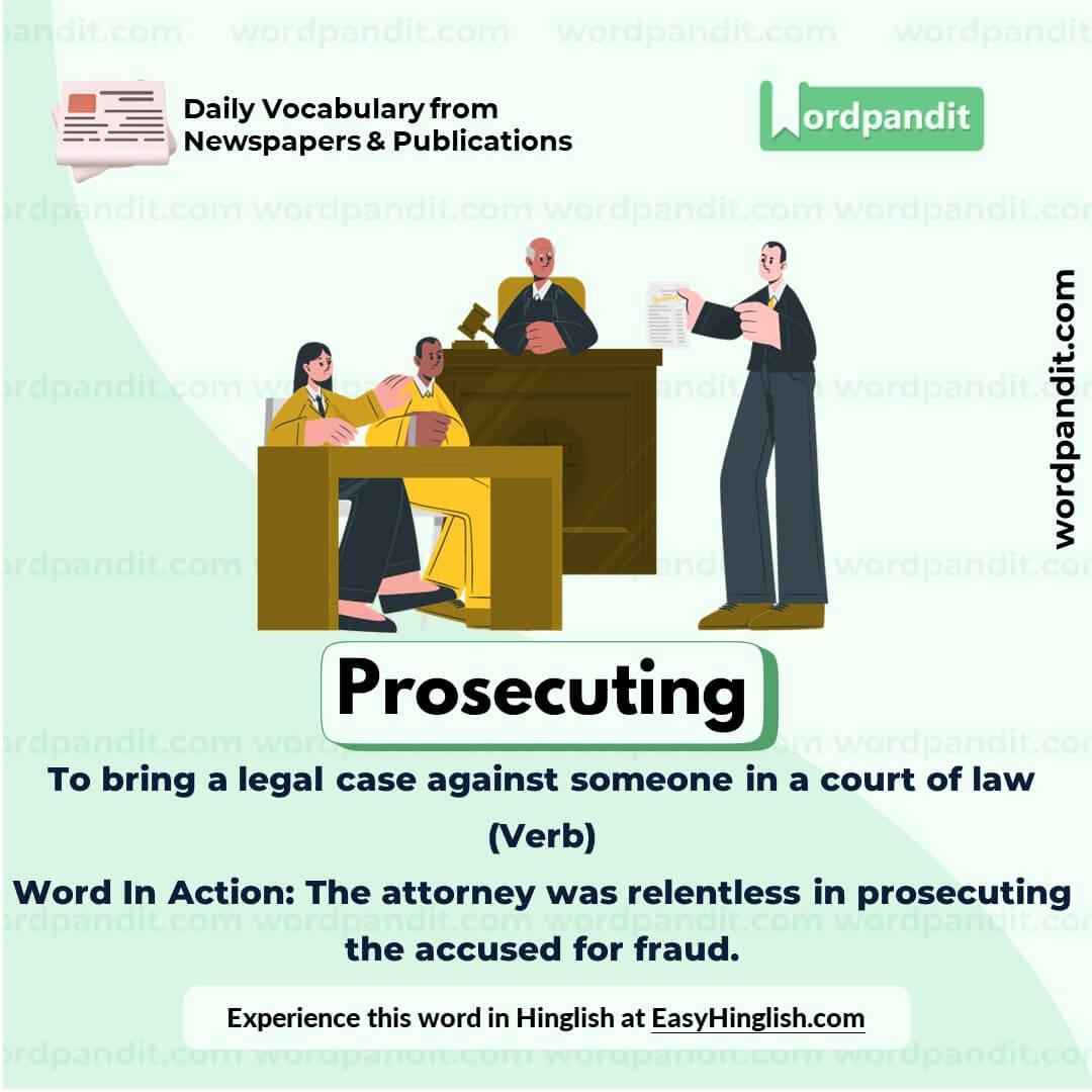 Prosecuting Vocabulary Picture