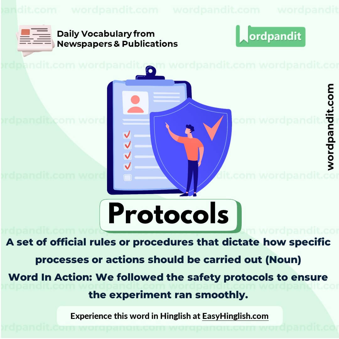 Protocols Vocabulary Picture