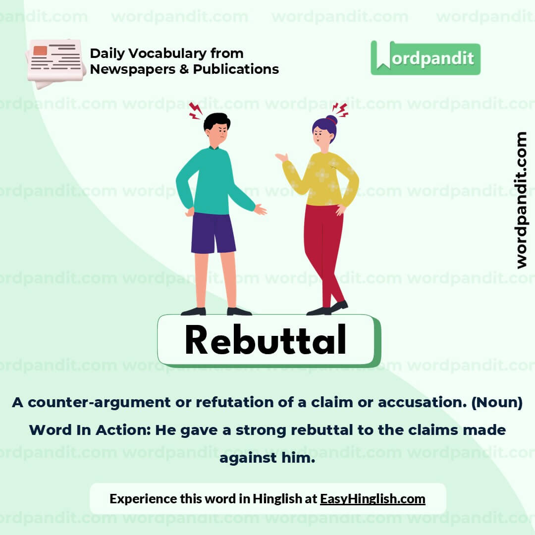 Rebuttal Vocabulary Post