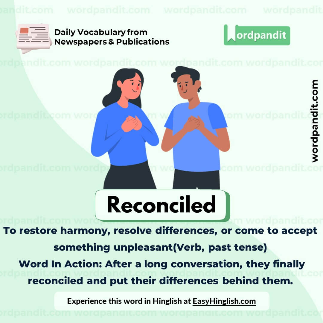 Reconciled Vocabulary Picture