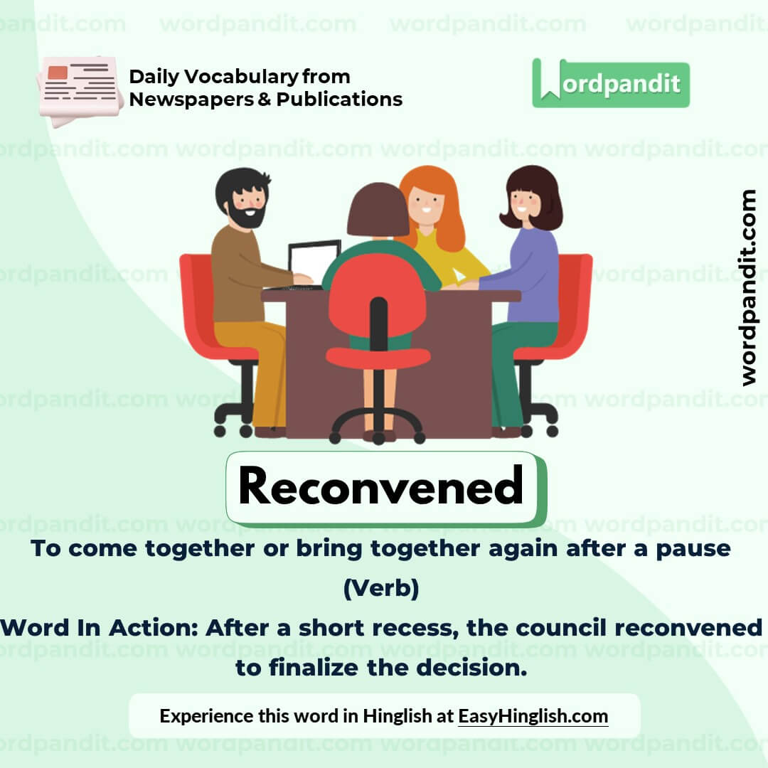 Reconvened Vocabulary Picture