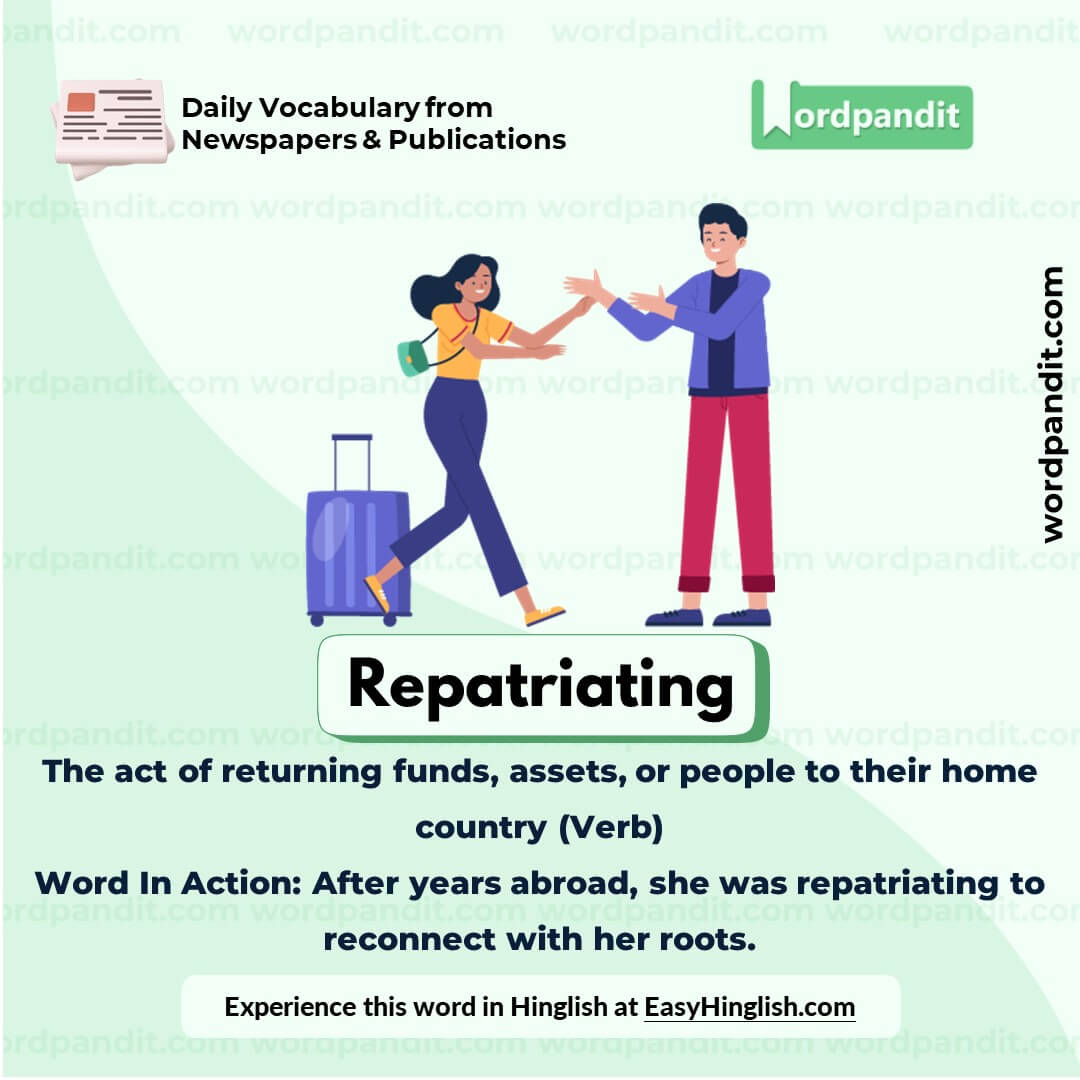 Repatriating Vocabulary Picture