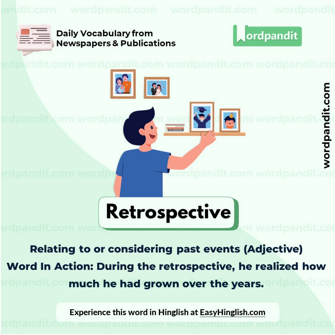 Retrospective Vocabulary Picture