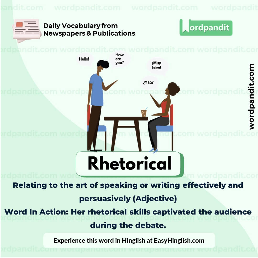 Rhetorical Vocabulary Picture