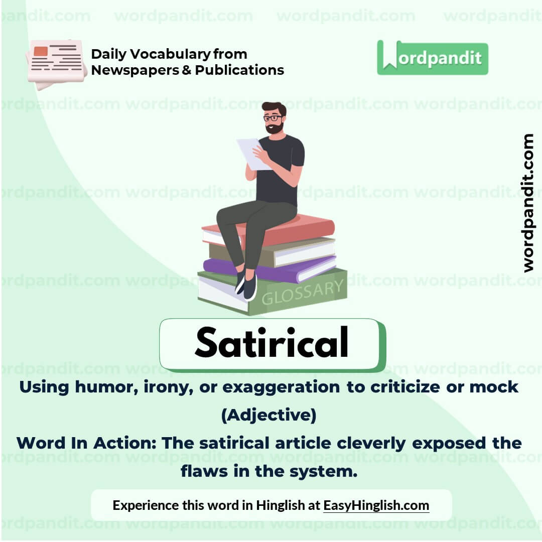 Satirical Vocabulary Picture