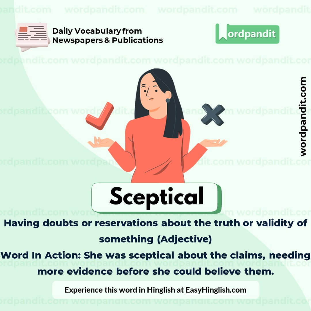 Sceptical Vocabulary Post