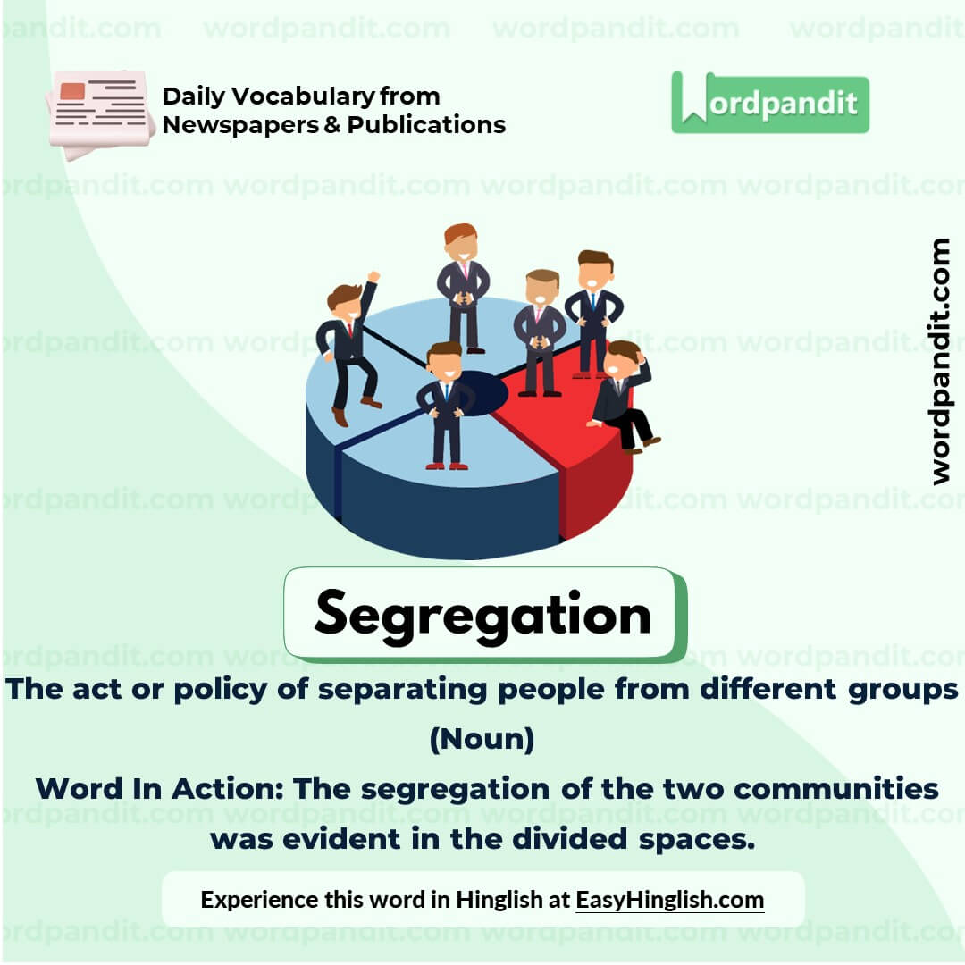 Segregation Vocabulary Picture