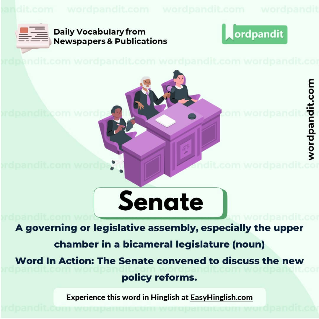 Senate Vocabulary Picture