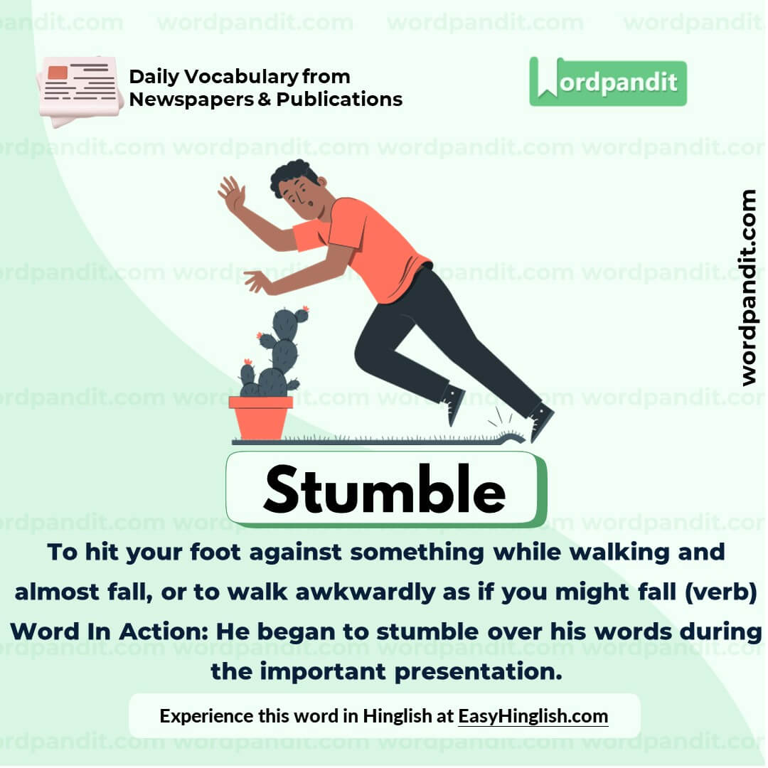 Stumble Vocabulary Picture
