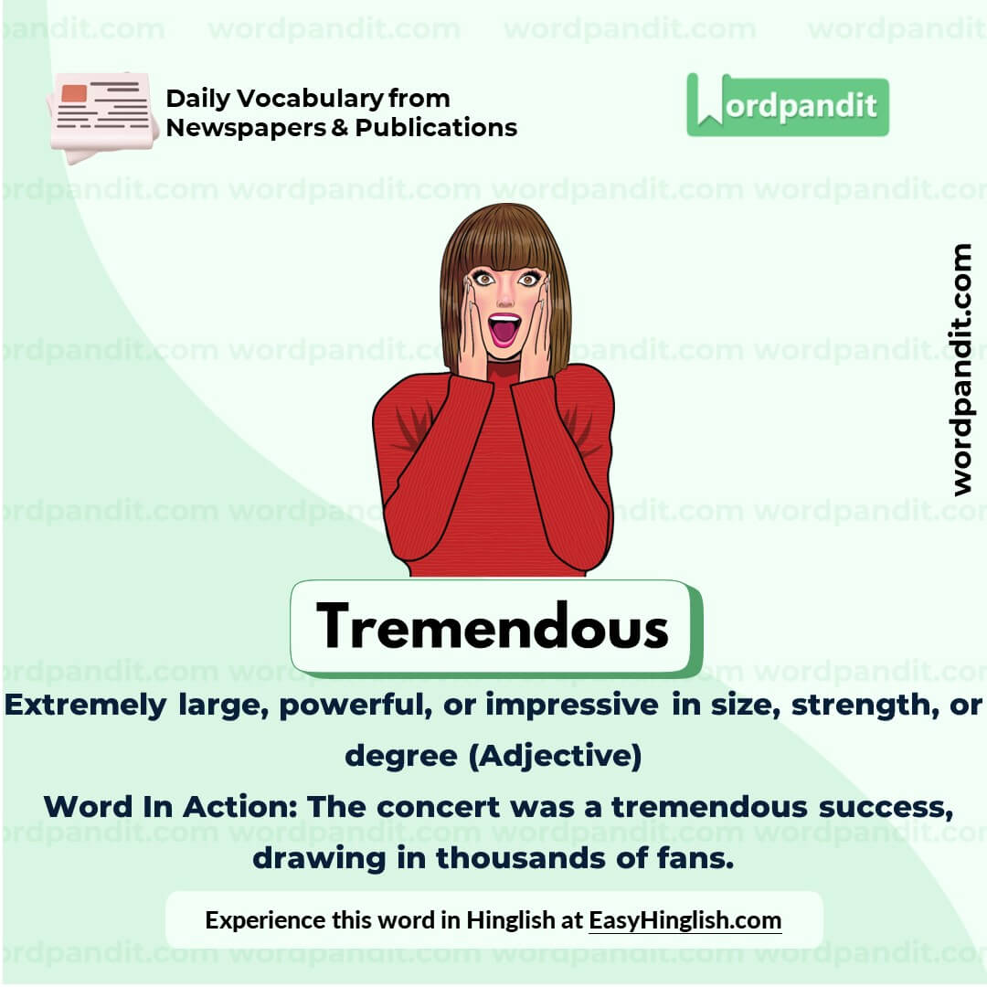 Tremendous Vocabulary Picture