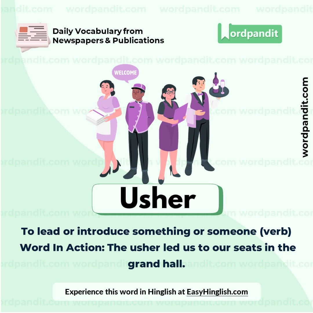Usher Vocabulary Picture