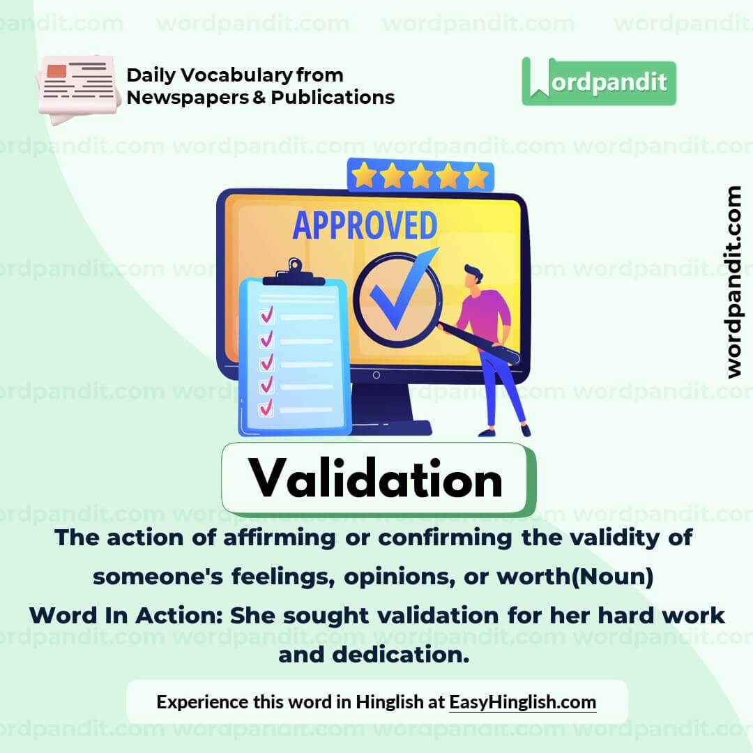 Validation Vocabulary Picture