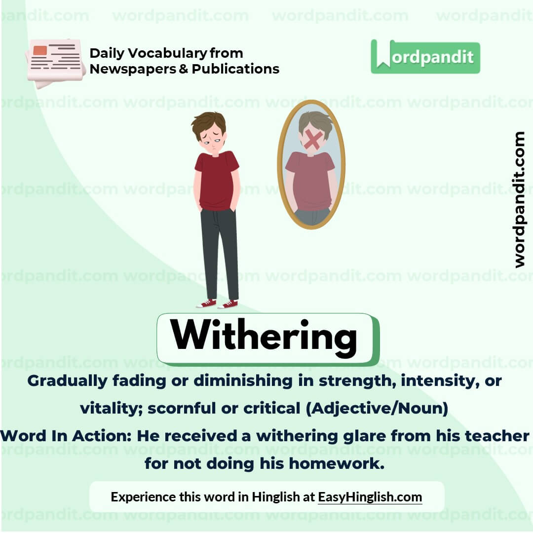 Withering Vocabulary Picture