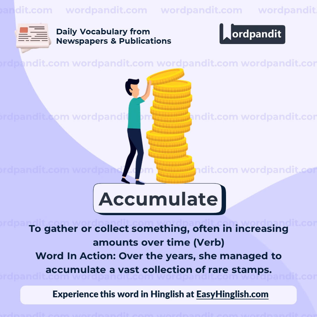 Accumulate Vocabulary Post