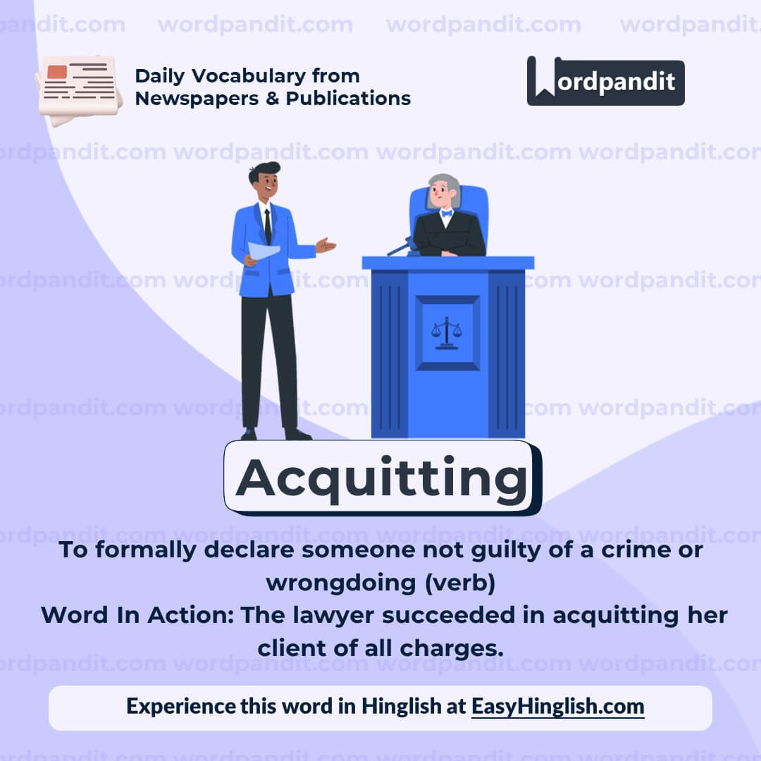Acquitting Vocabulary Post