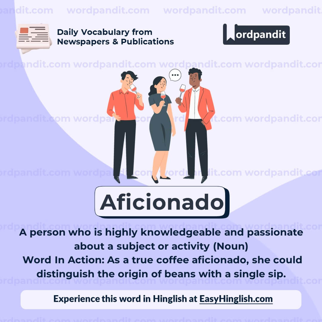 Aficionado Vocabulary Post