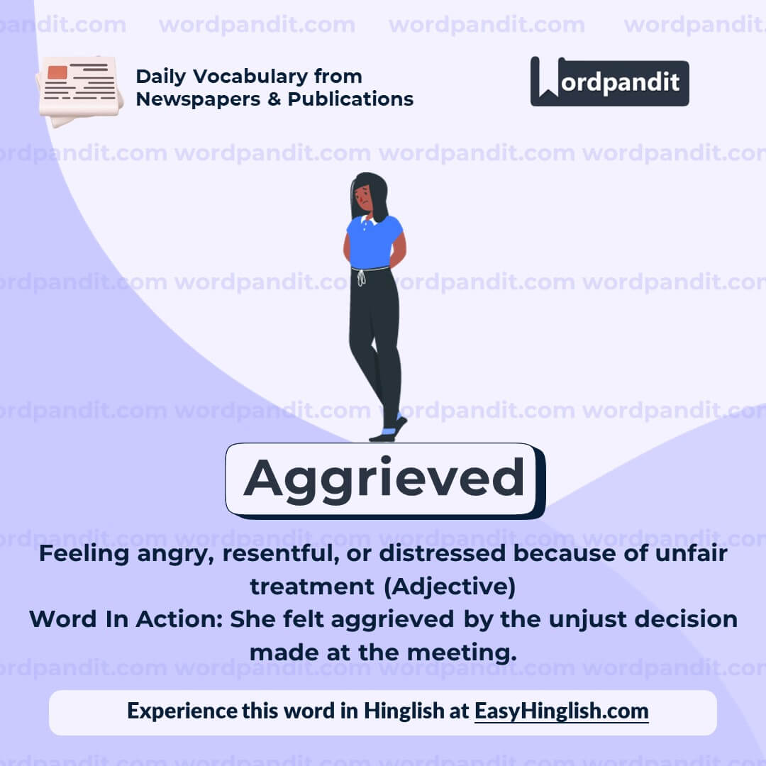 Aggrieved Vocabulary Post