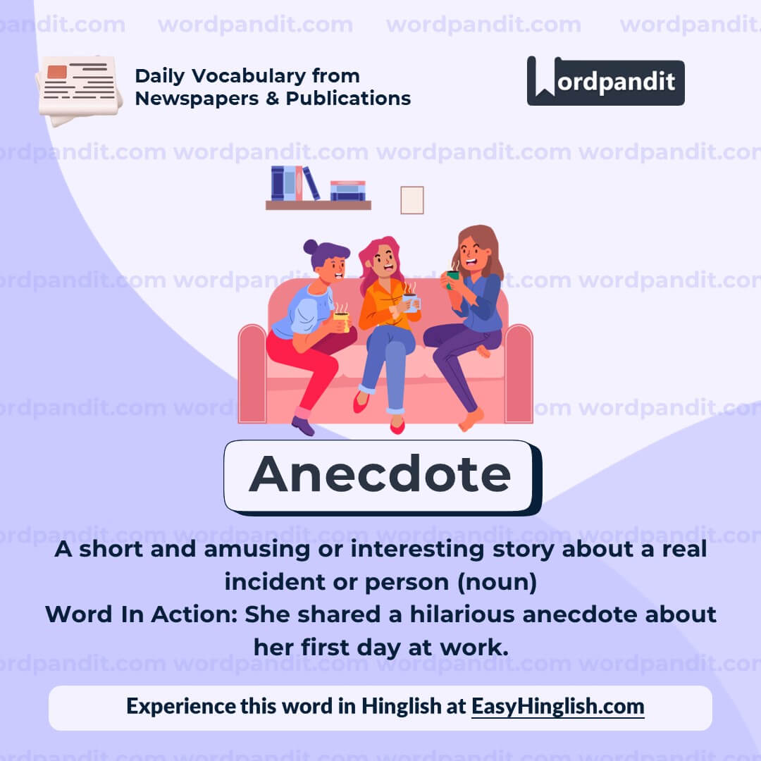 Anecdote Vocabulary Post