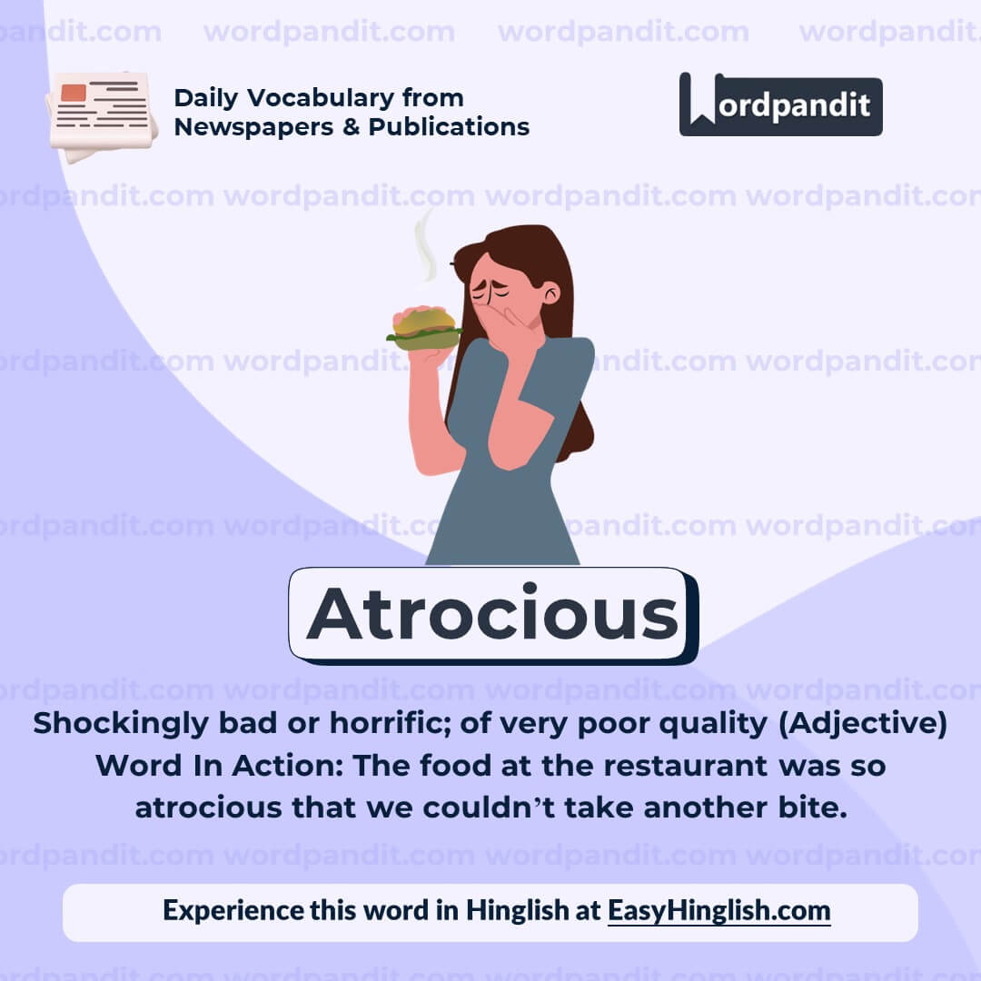 Atrocious Vocabulary Post