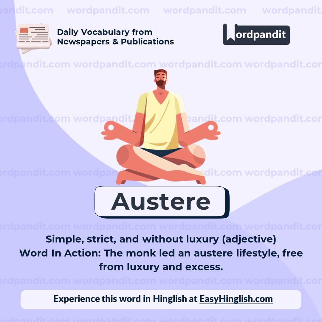 Austere Vocabulary Post