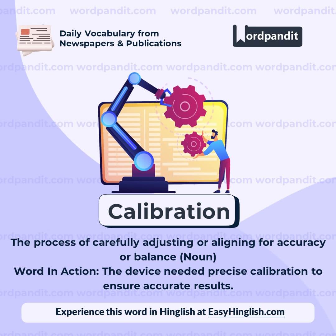 Calibration Vocabulary Post