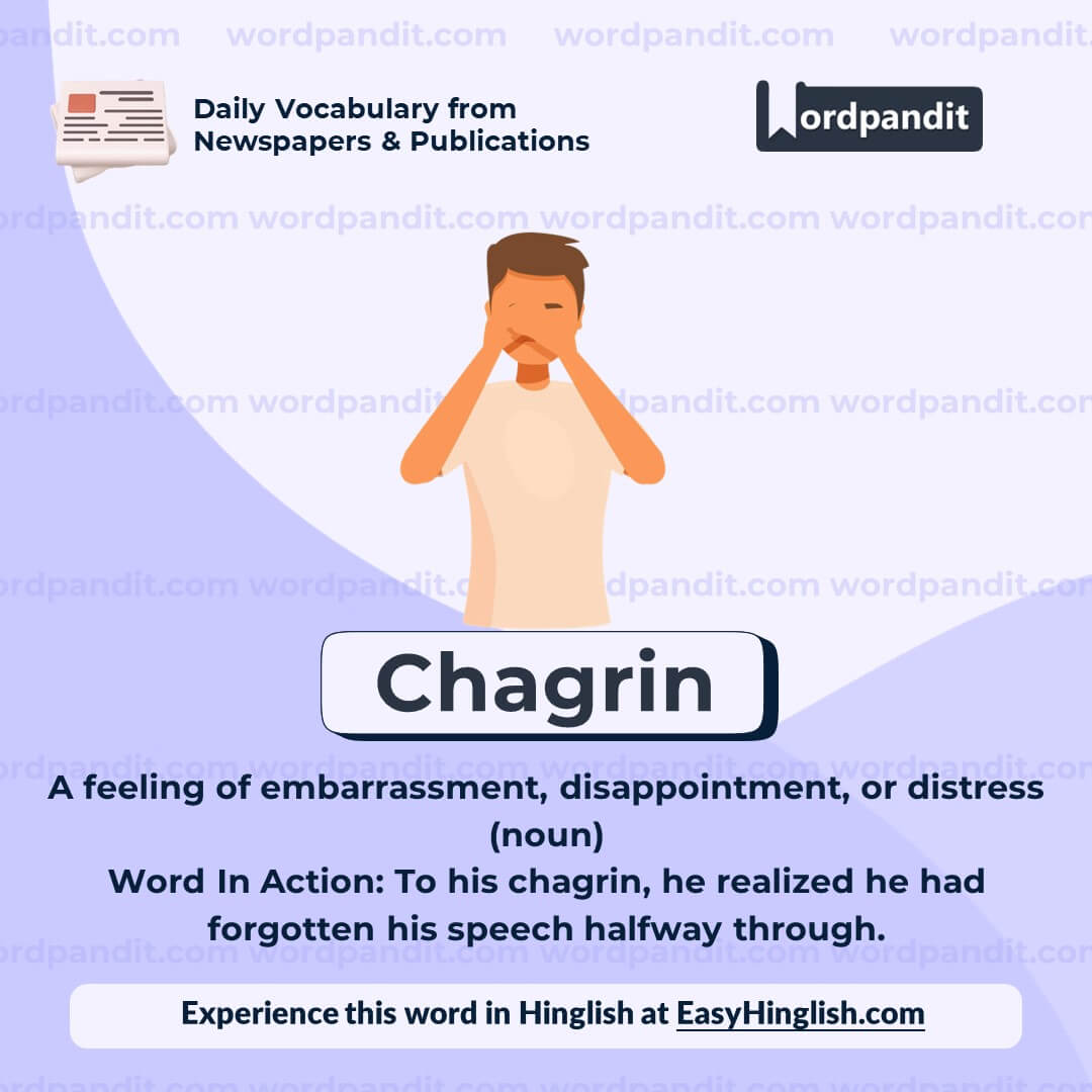 Chagrin Vocabulary Post