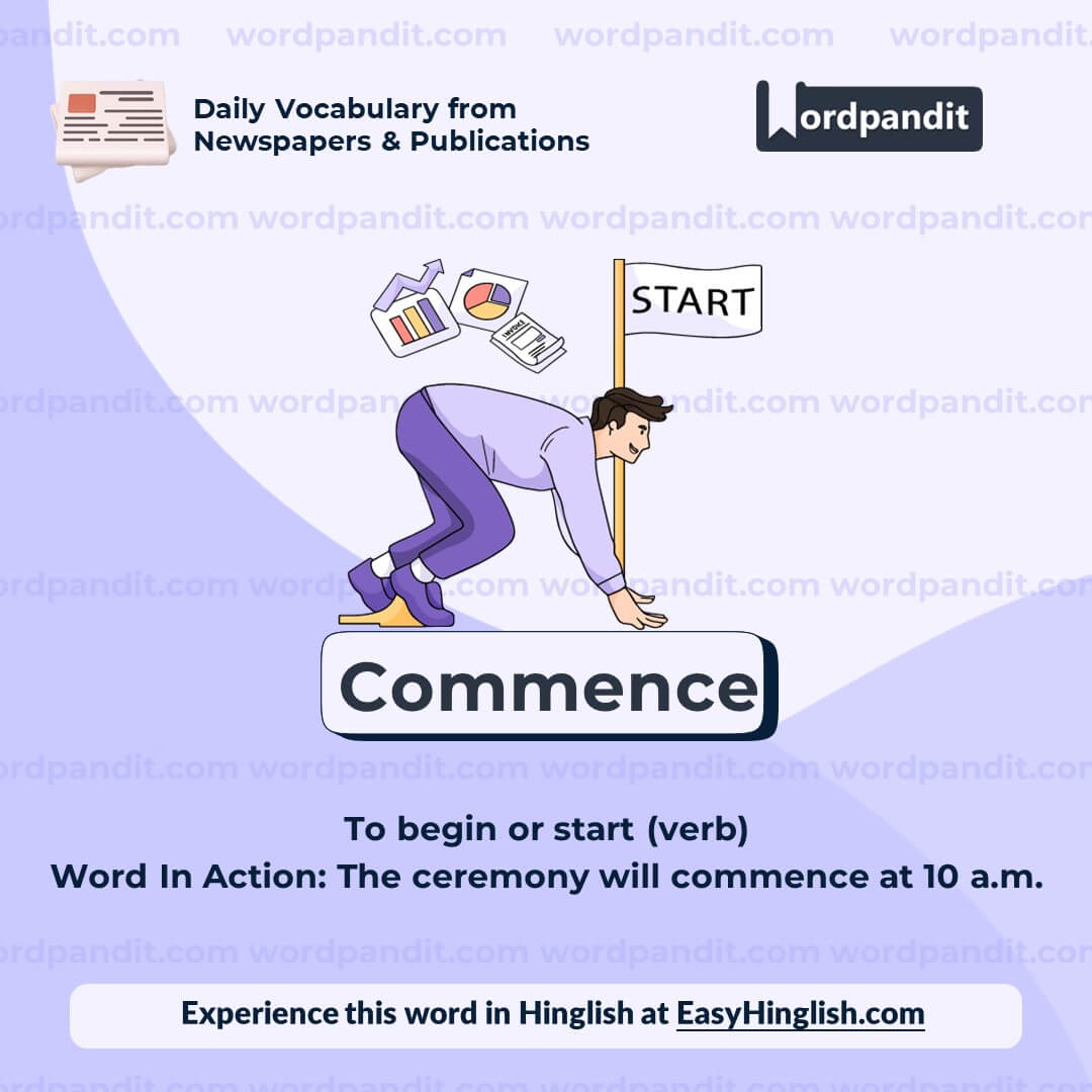 Commence Vocabulary Post