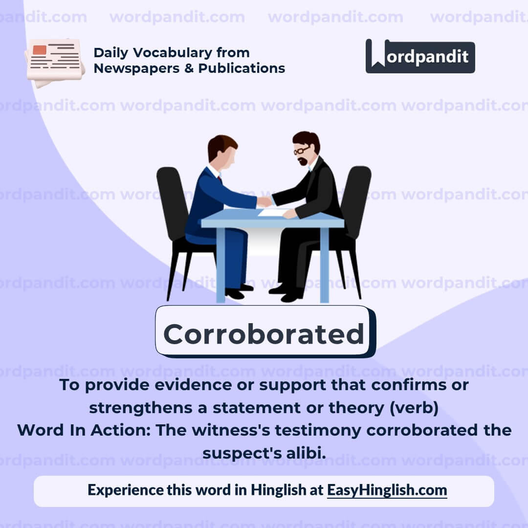 Corroborated Vocabulary Post