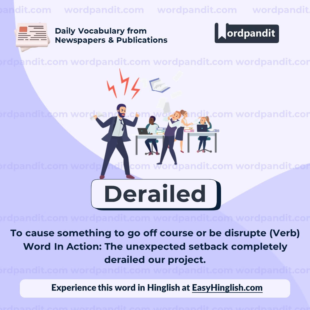 Derailed Vocabulary Post