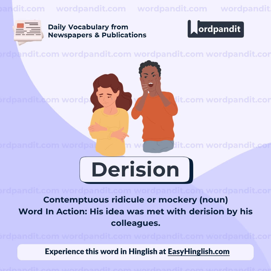 Derision Vocabulary Post